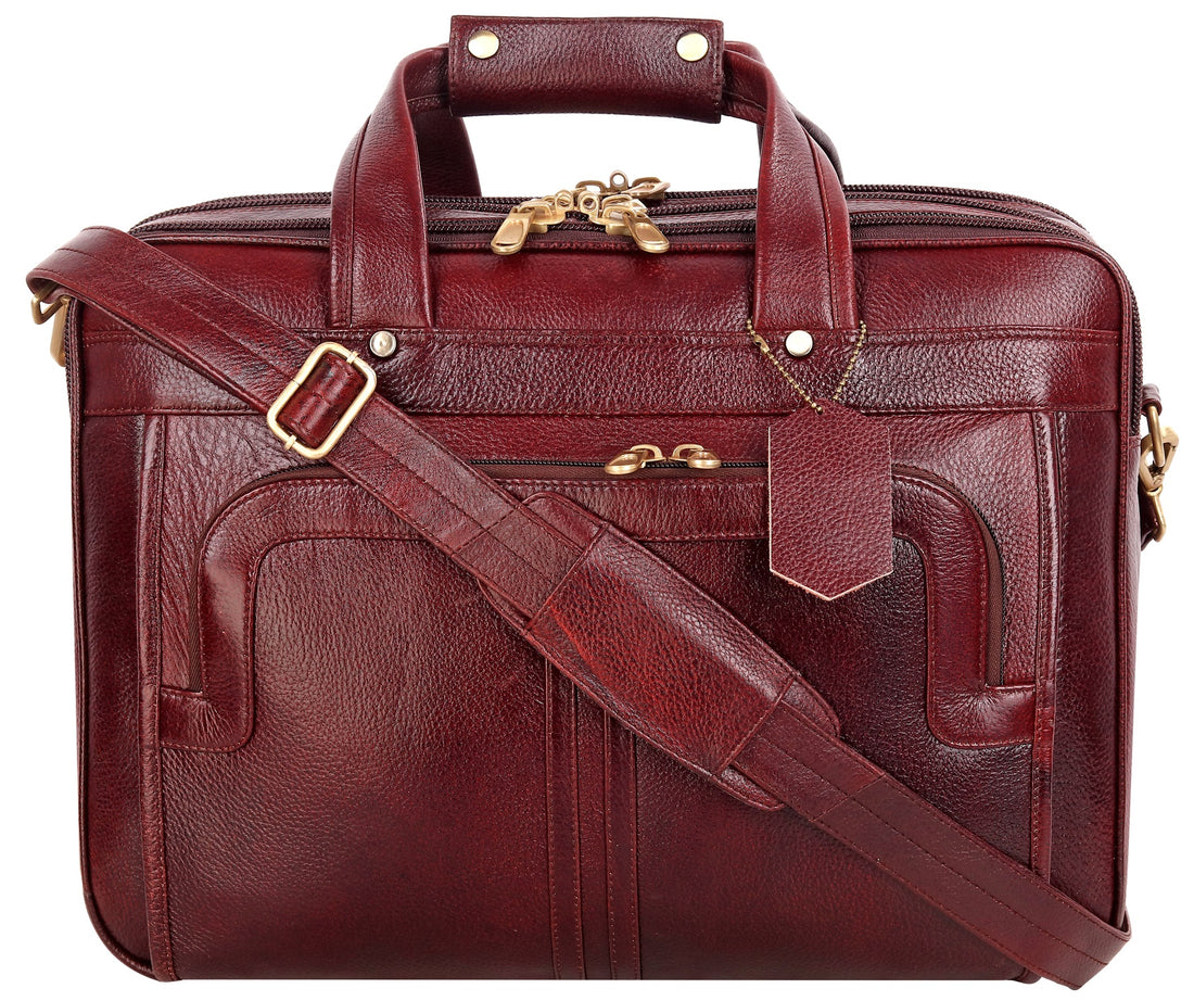 Clifton Leather Laptop Bags for Men Office Use